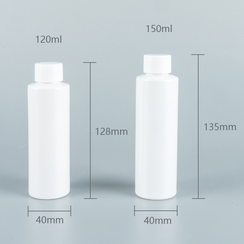 卸売り120ml 150ml平肩配合普通蓋純露乳液シャンプー分注瓶餌瓶|undefined