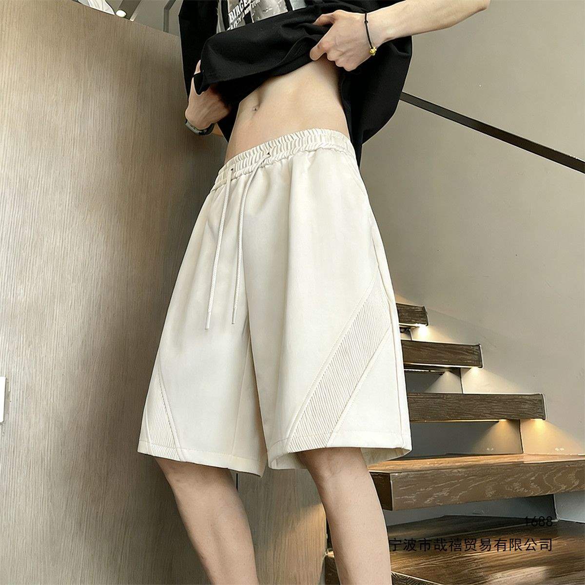 Hong Kong style ins shorts men's summer new Korean style trendy mid-length shorts loose versatile plus size casual five-point pants