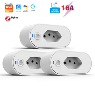 Brazil gauge graffiti WiFi16A smart socket meter electricity zigbe mobile phone remote control voice Alexa plug