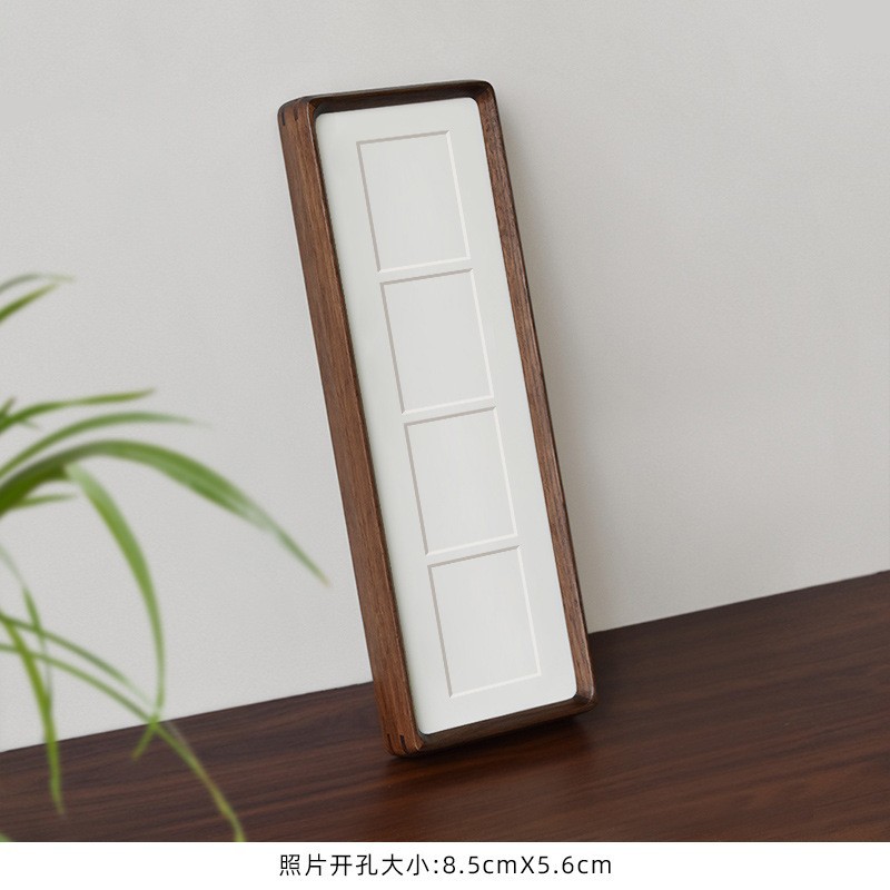 無垢材額縁、ほぞ穴加工、長方形、丸角、斜めエッジ、組み合わせ、ウェディング、カップル、卓上、クリエイティブな額縁、展示台、卸売、結婚式