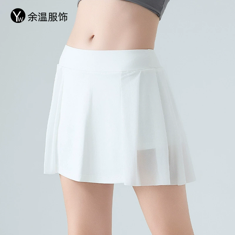 Весной и летом новая юбка йоги женская анти-легкая подделка две теннисные юбки