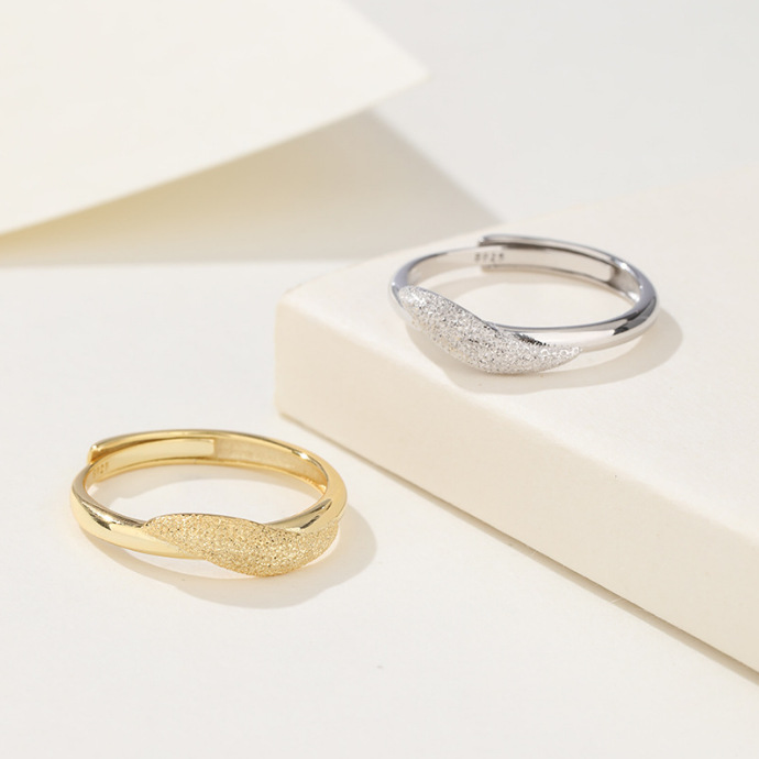 Anillo de mujer 925 plata oro blanco 00581