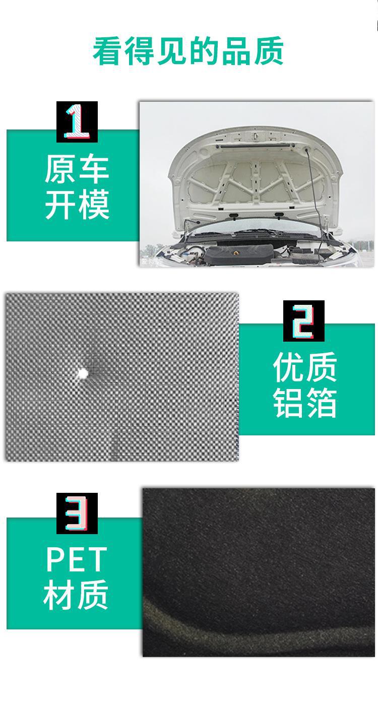 Suitable for Honda Crv/Xrv/Haoying/Binzhi Engine Hood Soundproofing Cotton and Heat Insulation Cotton Modification Parts