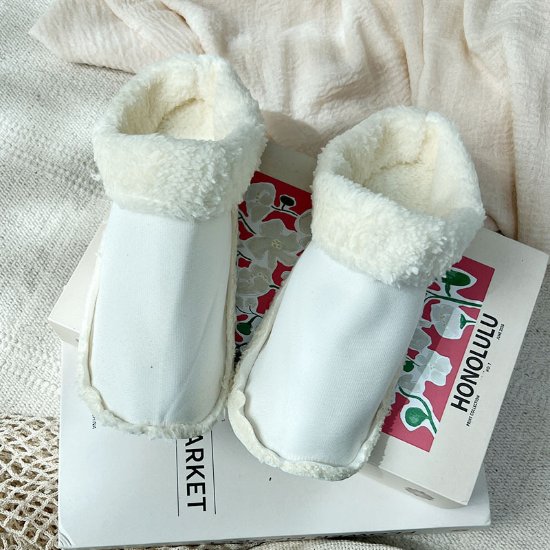 Cave shoes plush cotton cover winter fleece-lined liner warm removable and washable lovers socks lining thickened plush cotton cover