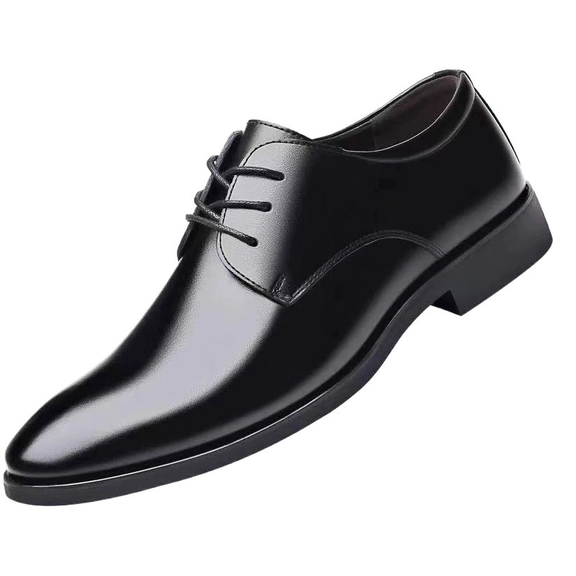 2025/Новые деловые модные маленькие кожаные туфли с острым носком, мужские самая популярная молодежная корейская версия, удлиняющие свадебные туфли