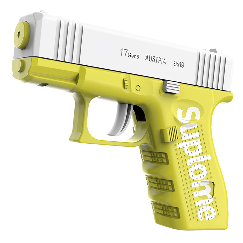 Niños nuevo color Glock pistola de agua manual pulverizador de juguete pulverizador de agua colgante vacío de nuevo pulverizador de agua