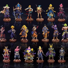 ドラゴンボールgk武士悟空孫悟飯ブロリベジタジットブオフリーサシャール立ち姿フィギュア