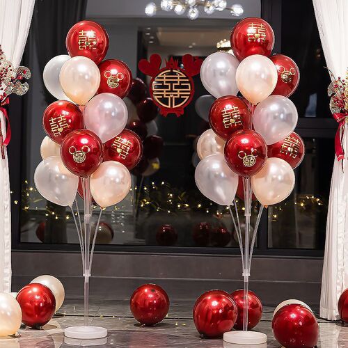 Wedding Welcome Balloons Wedding Door Decoration Flower Baskets Creative Romantic Chinese Wedding Decoration Supplies