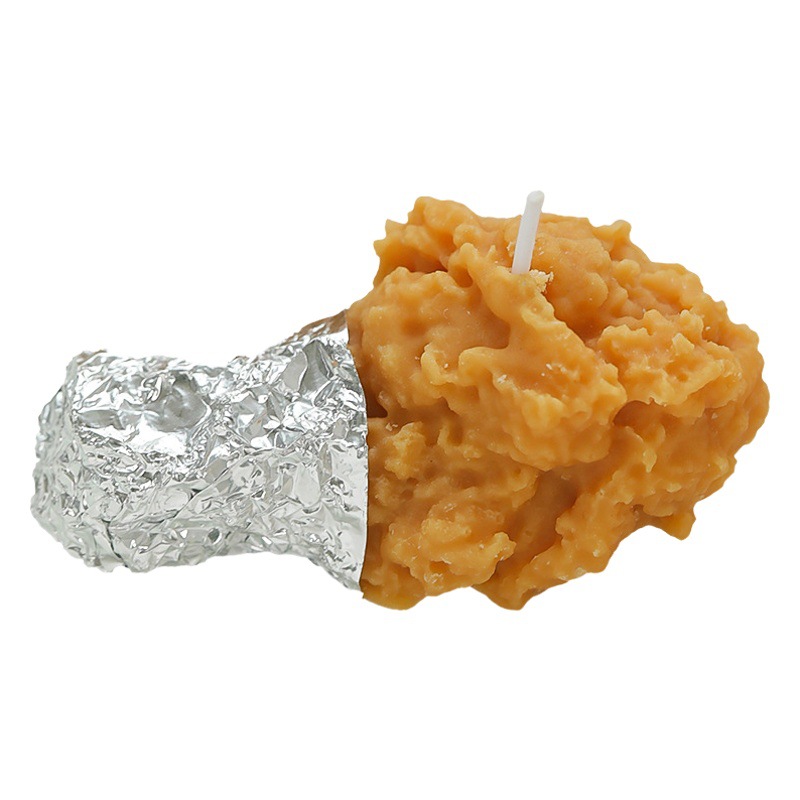 Pollo frito aromaterapia vela al por mayor hecho a mano regalo de cumpleaños regalo caja de regalo fragancia vela simulación modelado cera