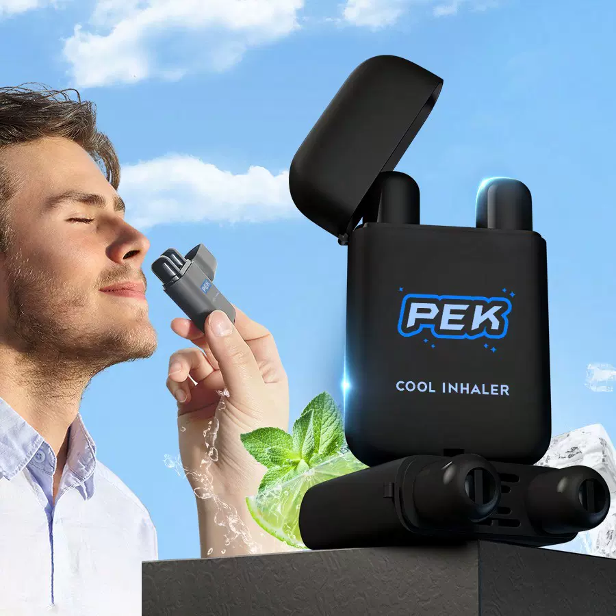 定制PEK双孔翻盖鼻通清凉棒防晕车开车鼻吸式清凉油提神醒脑跨境