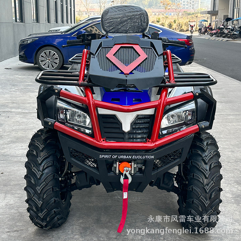 Cuatrimoto Todoterreno 4x4 1000cc 4x4 de Hierro y Cartón con Transmisión por Eje image 4