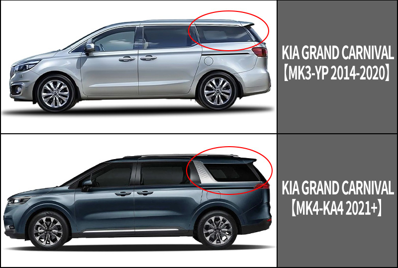 Suitable for Kia Grand Carnival Window Visor Window Rain and Sunshade
