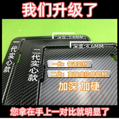 License Plate Frame Motorcycle License – Nömrə qabı
