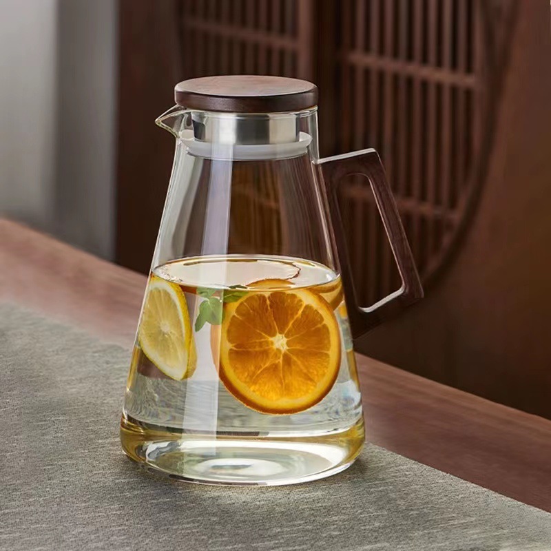 Hervidor frío de alto valor, hervidor de vidrio, resistente a altas temperaturas, taza de agua hervida fría para el hogar, tetera, juego de hervidor de gran capacidad image 12