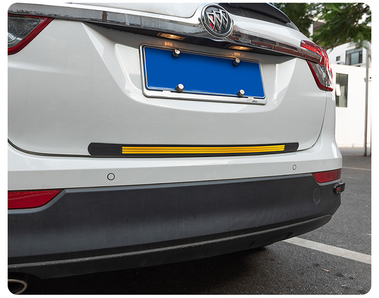 Car Trunk Protection Strip Reflective Anti-Rear Collision Warning Sign Car Anti-Collision Strip Anti-Scratch Anti-Scratch Anti-Stepping Strip