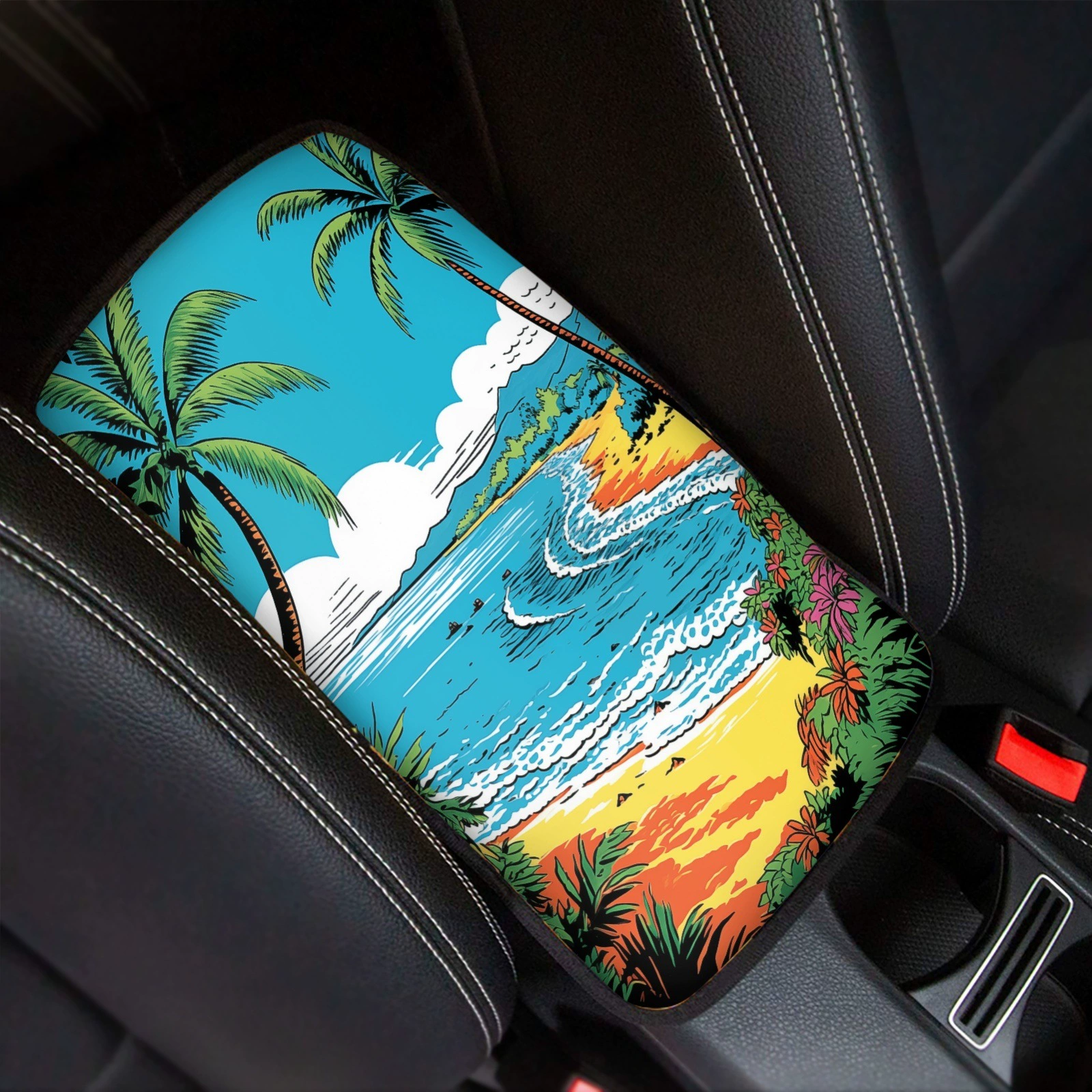 Amazon завод прямых продаж гавайский летний элемент автомобильный подлокотник