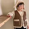 Metamorphosis Autumn and winter new pattern Two-sided Children Lambswool Mosaic Pima wholesale