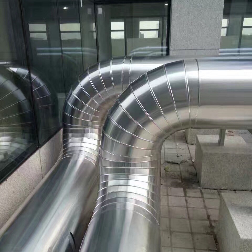 风机盘管加工制作消防排烟通风管道除尘风管不锈钢通风管道圆管