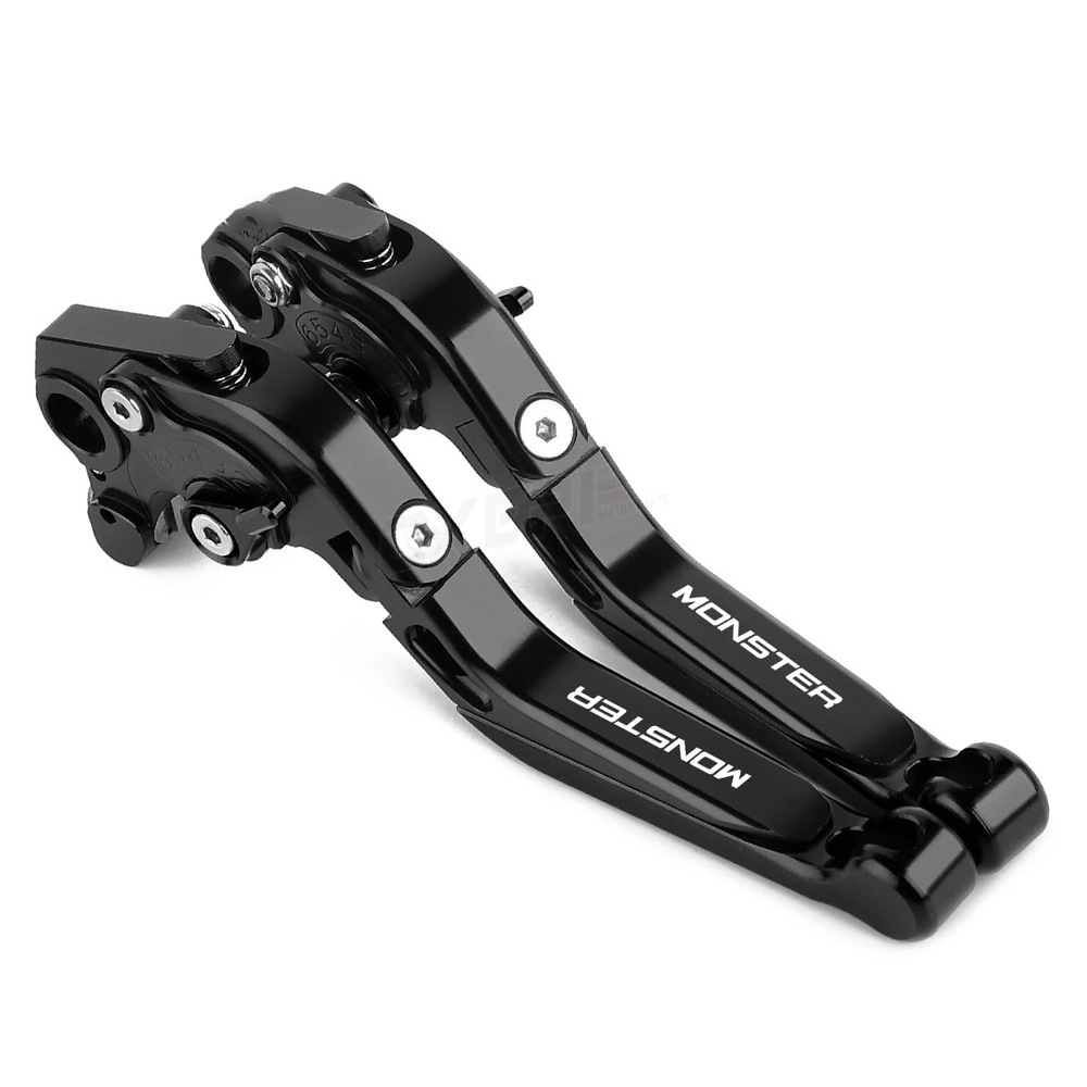 Suitable for Ducati Monster 696 Motorcycle Cnc Telescopic Folding Brake Clutch Handle Lever Horn