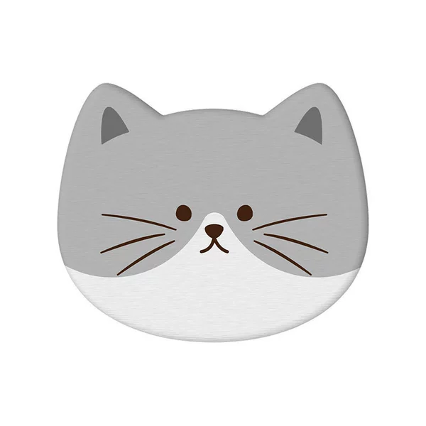 [猫型杯垫--灰灰]