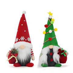 新型クリスマス装飾用品プレゼント小人無顔人形精霊置物プレゼント地精公仔卸売り
