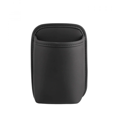 Car cup holder/beverage holder holder, in-car phone storage box - car-door-cup-holder-bag-black