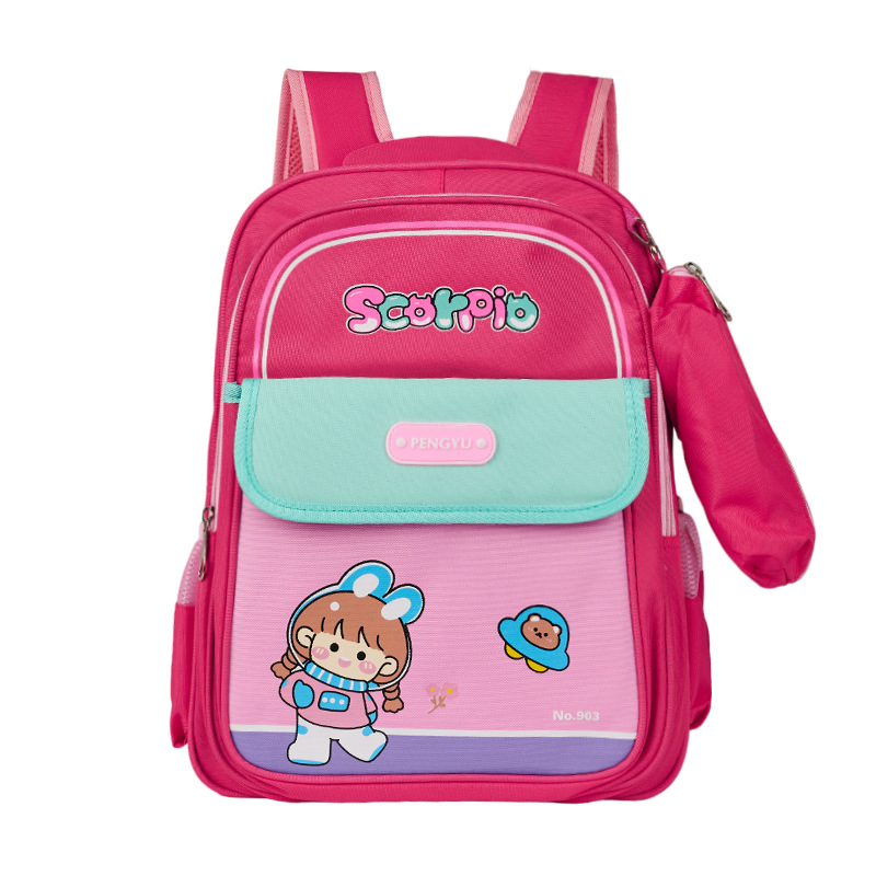 Personajes de dibujos animados rojos