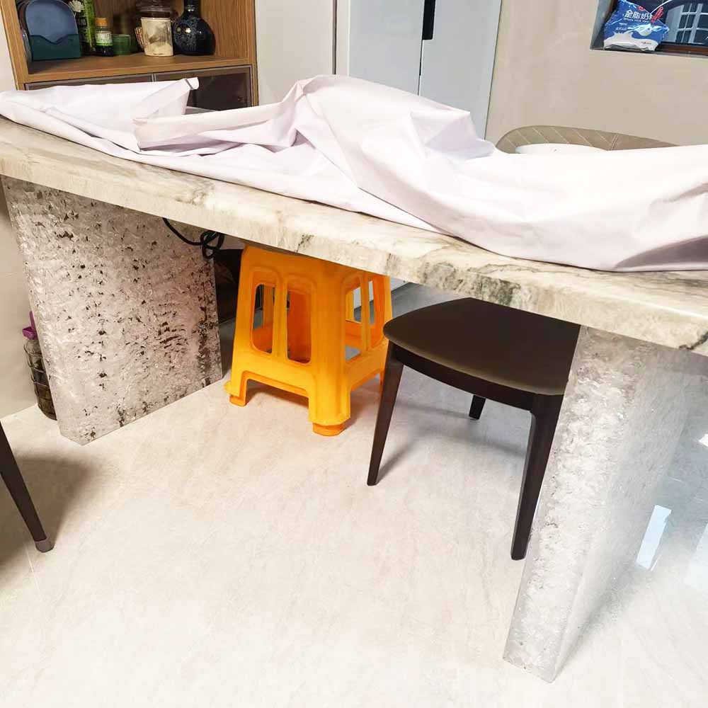 亚克力桌腿长形方条特厚板加工有机玻璃制品抛光半圆弧热弯支撑脚