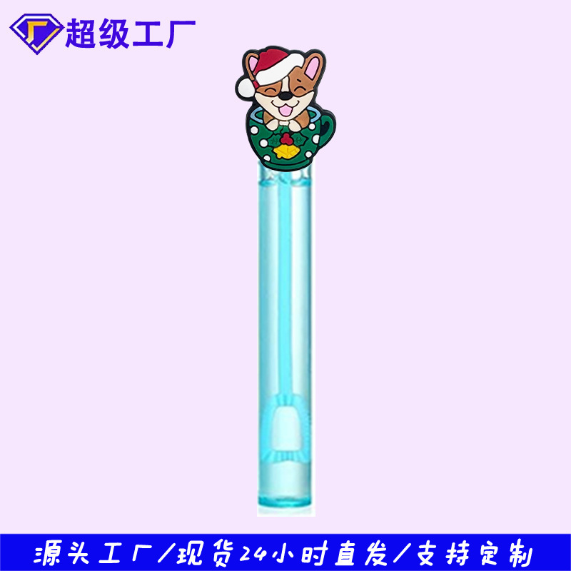 メーカー卸売サンタクロースシリーズバブル水スティックサマーパーティーカラフルなミニバブルスティック装飾ギフト|undefined