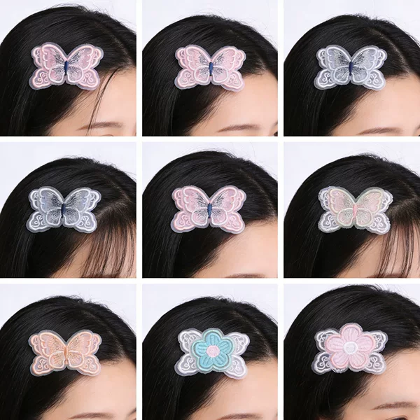 Wholesale Butterfly Hair Stickers, Bangs Stickers, Hair Tidying Essentials for Girls, Traceless Magic Stickers, Side Hair Stickers, Hair Accessories