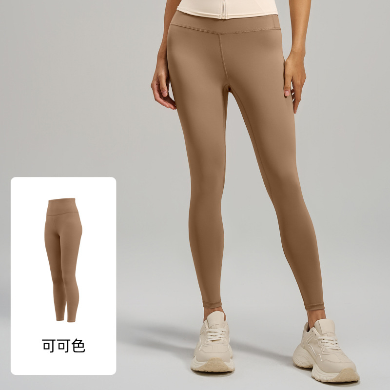 Juyitang スポーツフィットネスパンツ ピーチパンツ ランニング ヒップアップ ハイウエスト スリム ストレッチ タイト ヨガパンツ 女性用|undefined