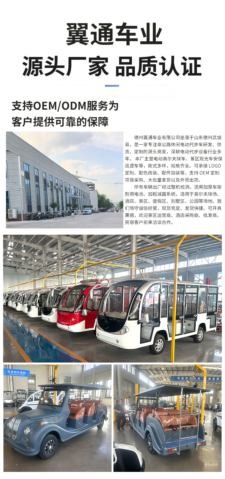 Electric golf cart with 2, 4, 6, or 8 seats, long range, suitable for scenic areas, villas, and hotels, electric four-wheel shuttle vehicle