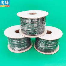 供应椭圆PE包胶线 黑色过环保自动扎线机用pe包胶铁线 1000米一卷