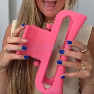 �羳��yʽ�ɐ����ñ�yExtra Large Pink Claw Clip���㳬��̖