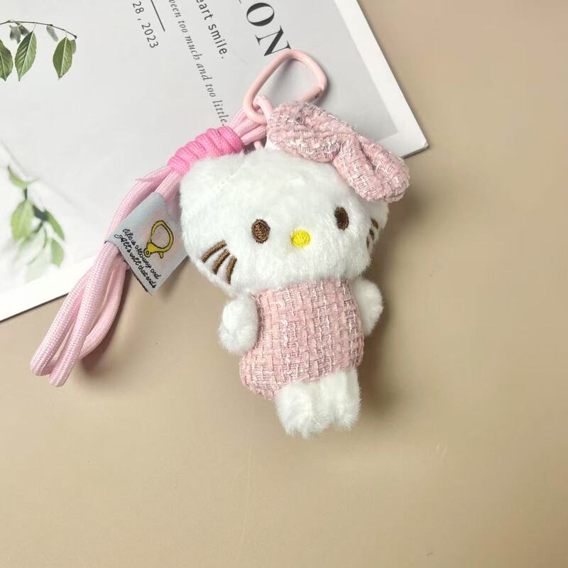 ハローキティ小さなペンダント KT 猫人形人形キーホルダーバッグぬいぐるみペンダントバッグペンダント|undefined