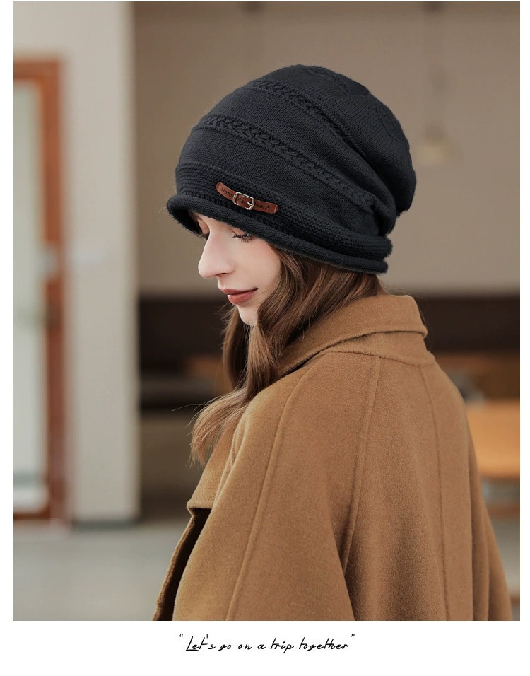 Women's Elegant Lady Simple Style Solid Color Eaveless Wool Cap display picture 1