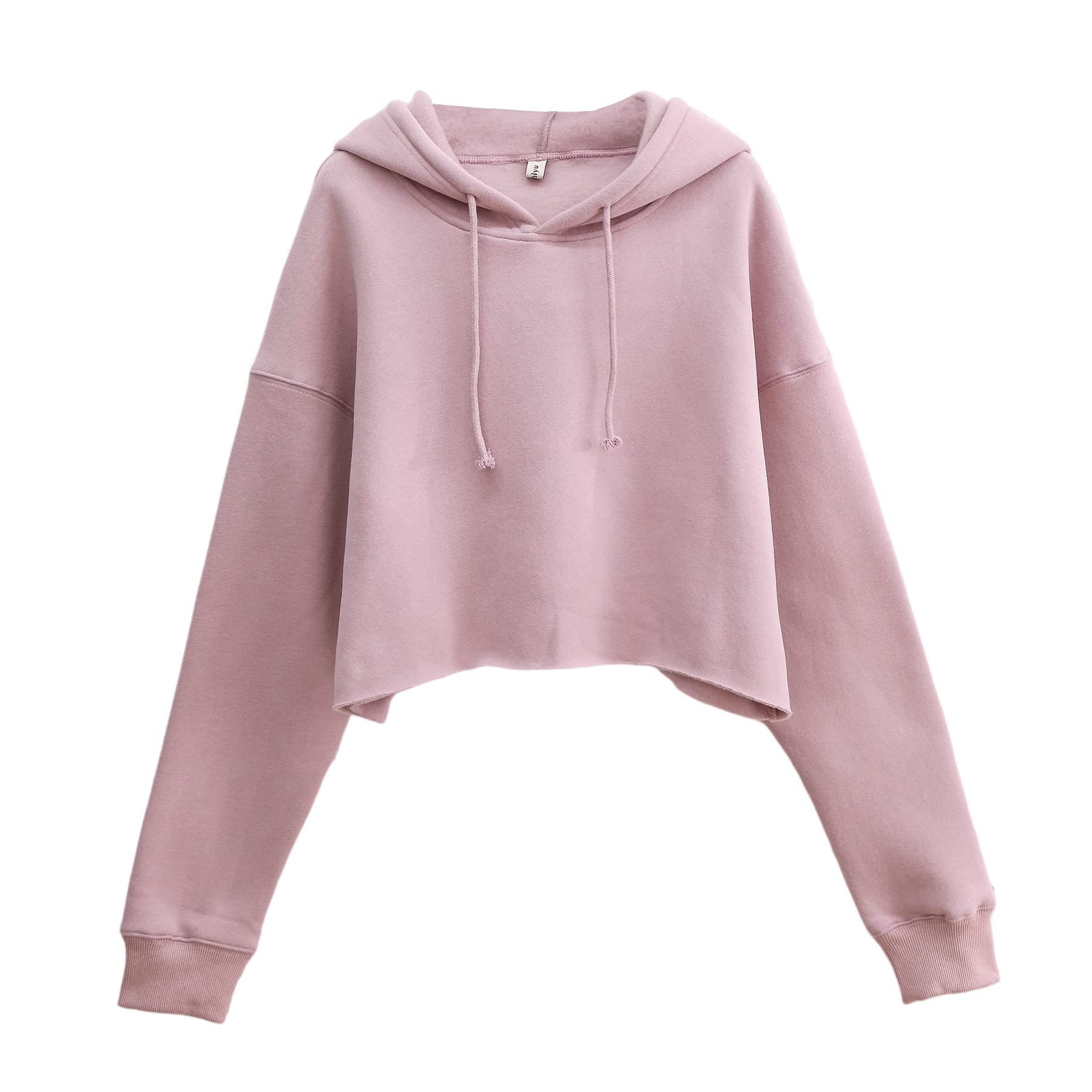 【Liquidación】Sudadera Deportiva para Mujer, Estilo Europeo y Americano, con Capucha y Forro Polar para Otoño/Invierno, Venta en Amazon Internacional image 9