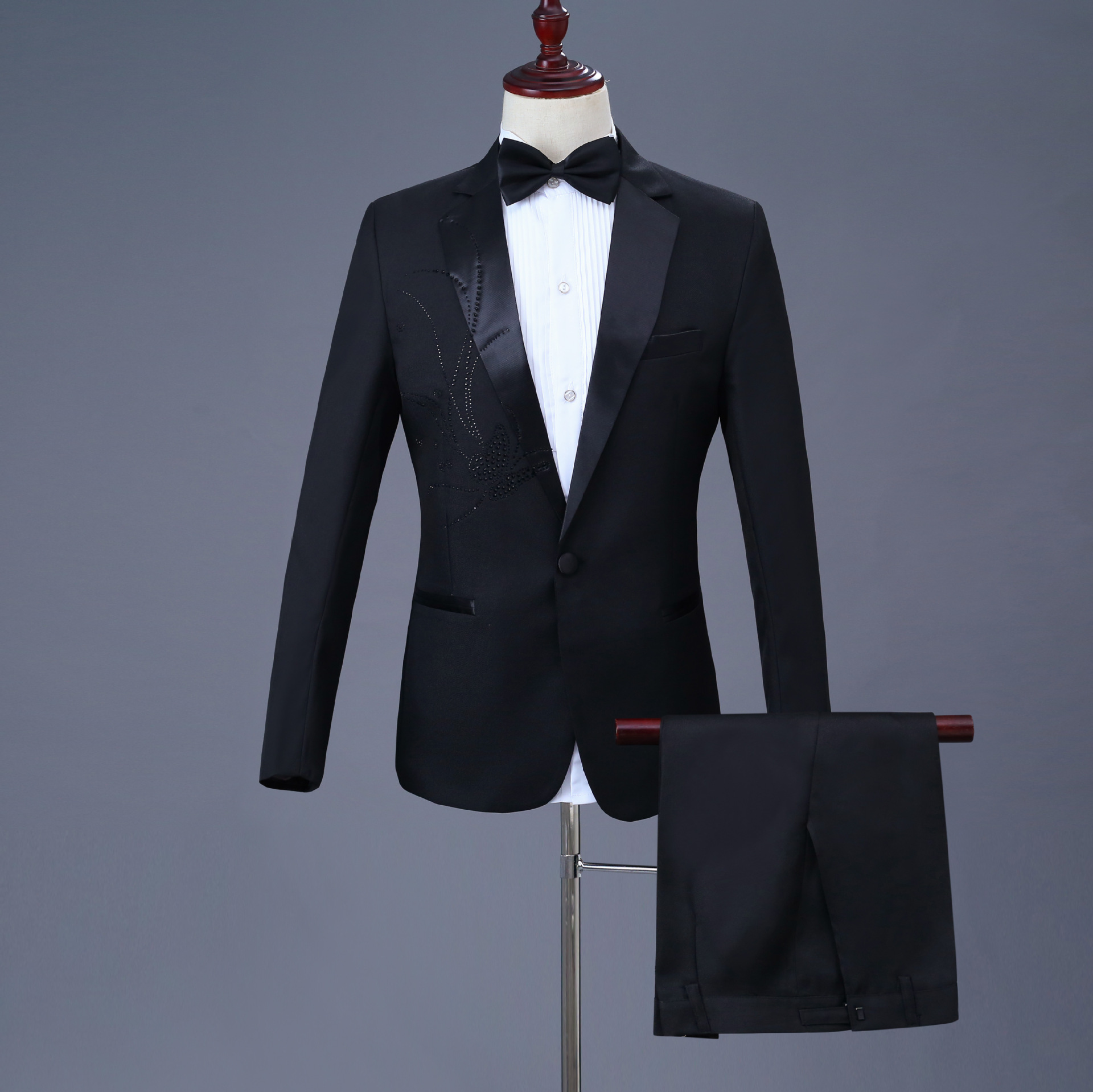 블랙블랙다이아몬드(재킷+바지+나비넥타이)