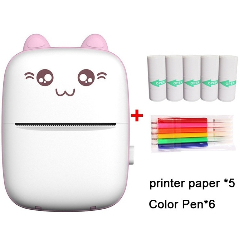 야옹 화이트/핑크 [+접착제 5롤+색펜]