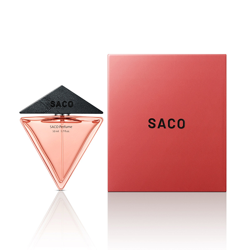SACO, yo no puedo imaginar, fragancia de mujer, fragancia duradera, fragancia femenina, fragancia fresca, rosa, caja de regalo.