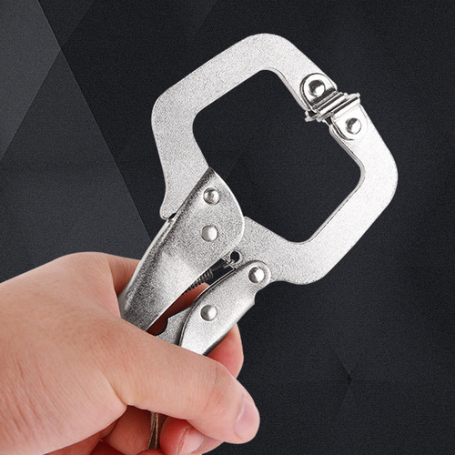 C-type powerful pliers multifunctional flat head powerful pliers fixed pliers quick clamp clamping pliers tool