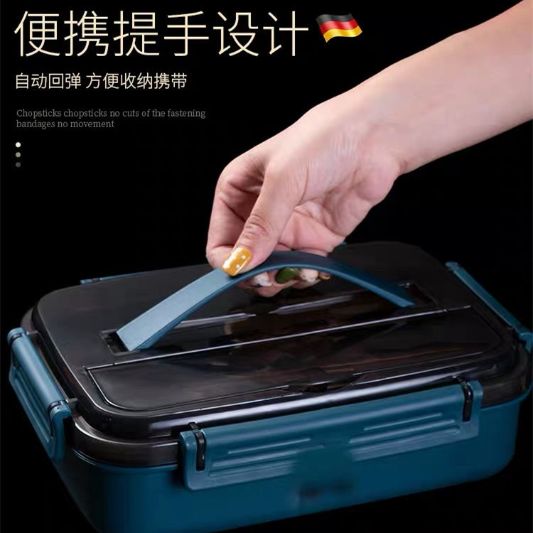 Hsbc ppプラスチック弁当箱サラリーマン弁当箱電子レンジスポット蓋付き学生携帯弁当箱|undefined