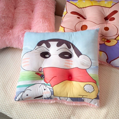 Cute crayons, plush cartoon pillow, sofa for students