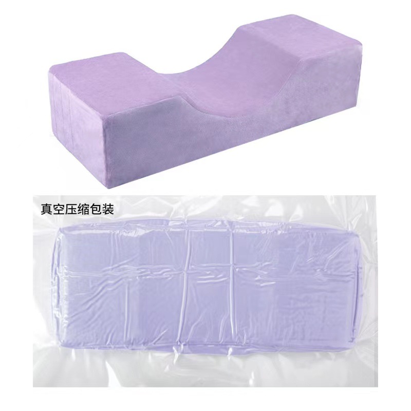 Amazon transfronterizo Venta caliente injerto pestañas reposacabezas en forma de U almohada de pestañas de belleza al por mayor embalaje de compresión