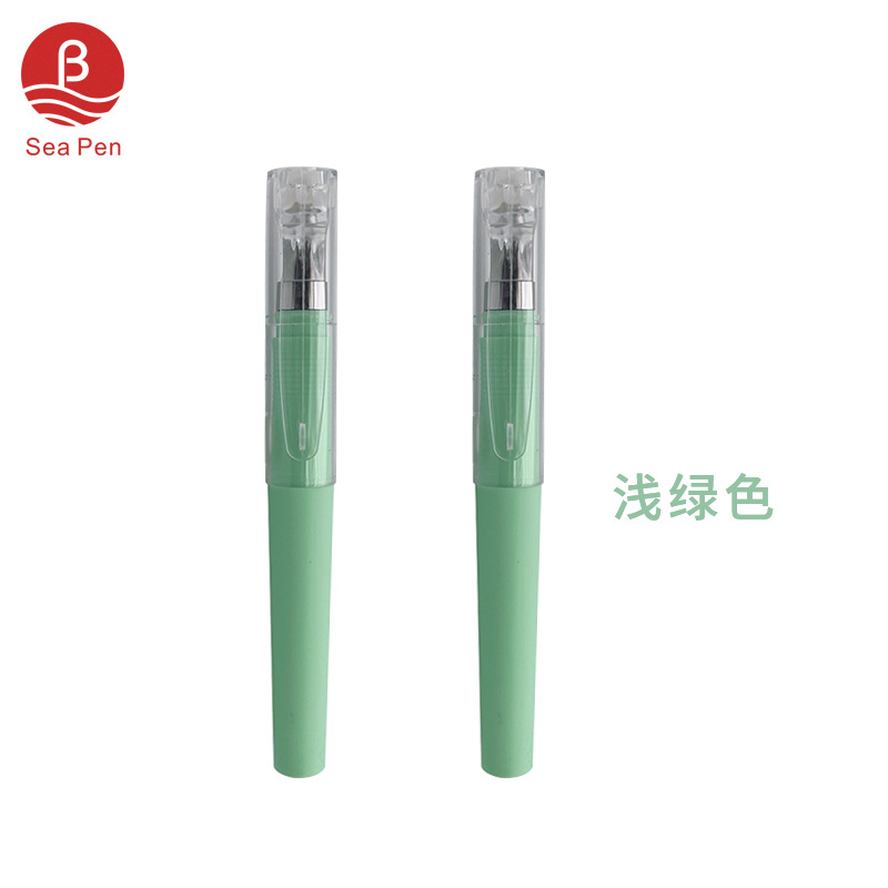 Pluma mar corto portátil mini bolsillo pluma de agua neutral pluma firma pluma papelería se puede utilizar como logotipo