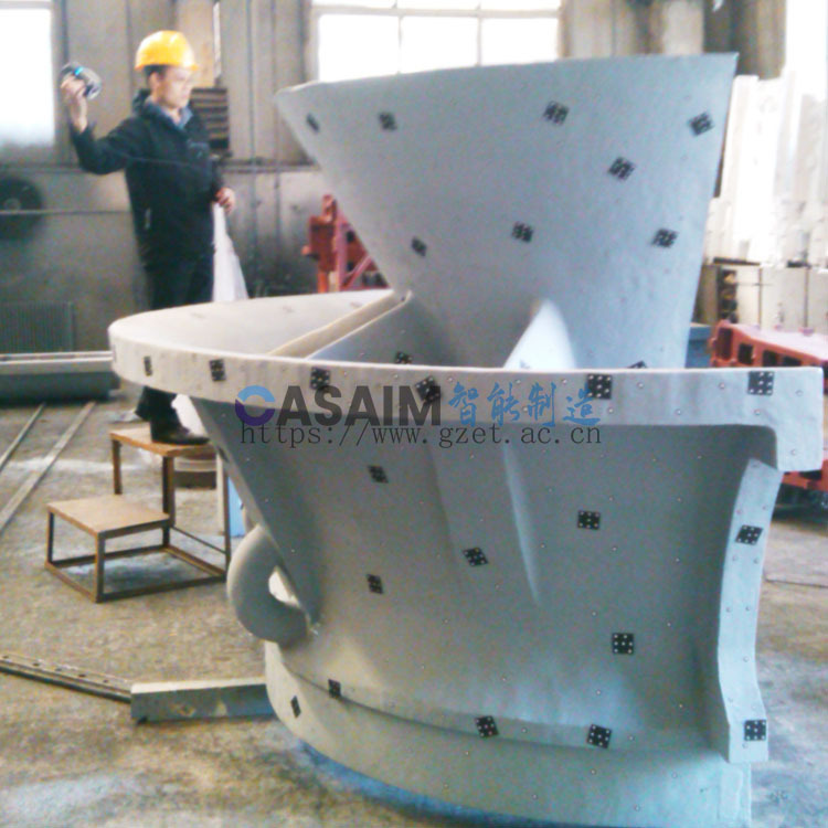 东莞大型涡轮叶片三维扫描服务抄数逆向建模设计可上门-CASAIM