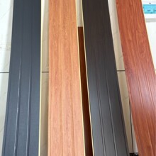 外贸加厚塑料扣板长条装饰天花板吊顶木纹双U槽扣板PVC天花板