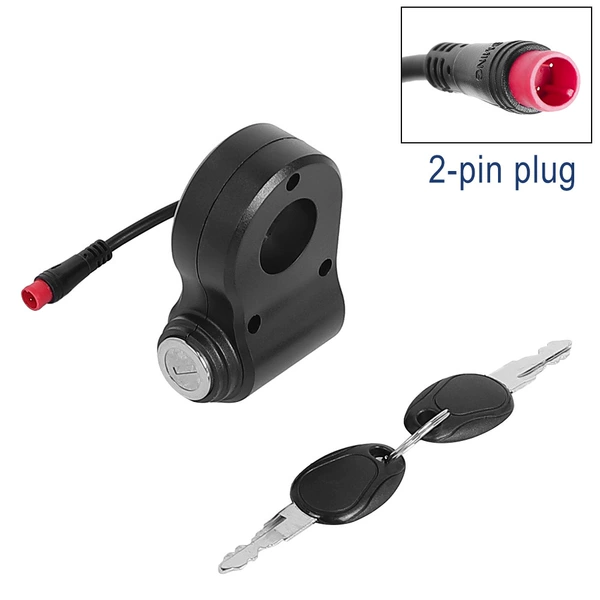2-pin electric door lock switch--male plug