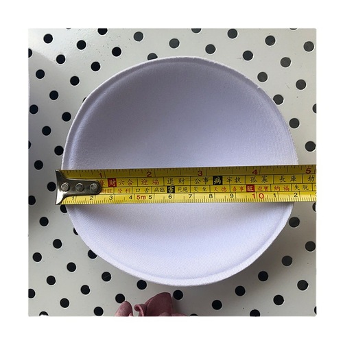 Manufacturer of plus size round bra pads for women, swimsuit yoga inserts, developmental protective breast pads, cups