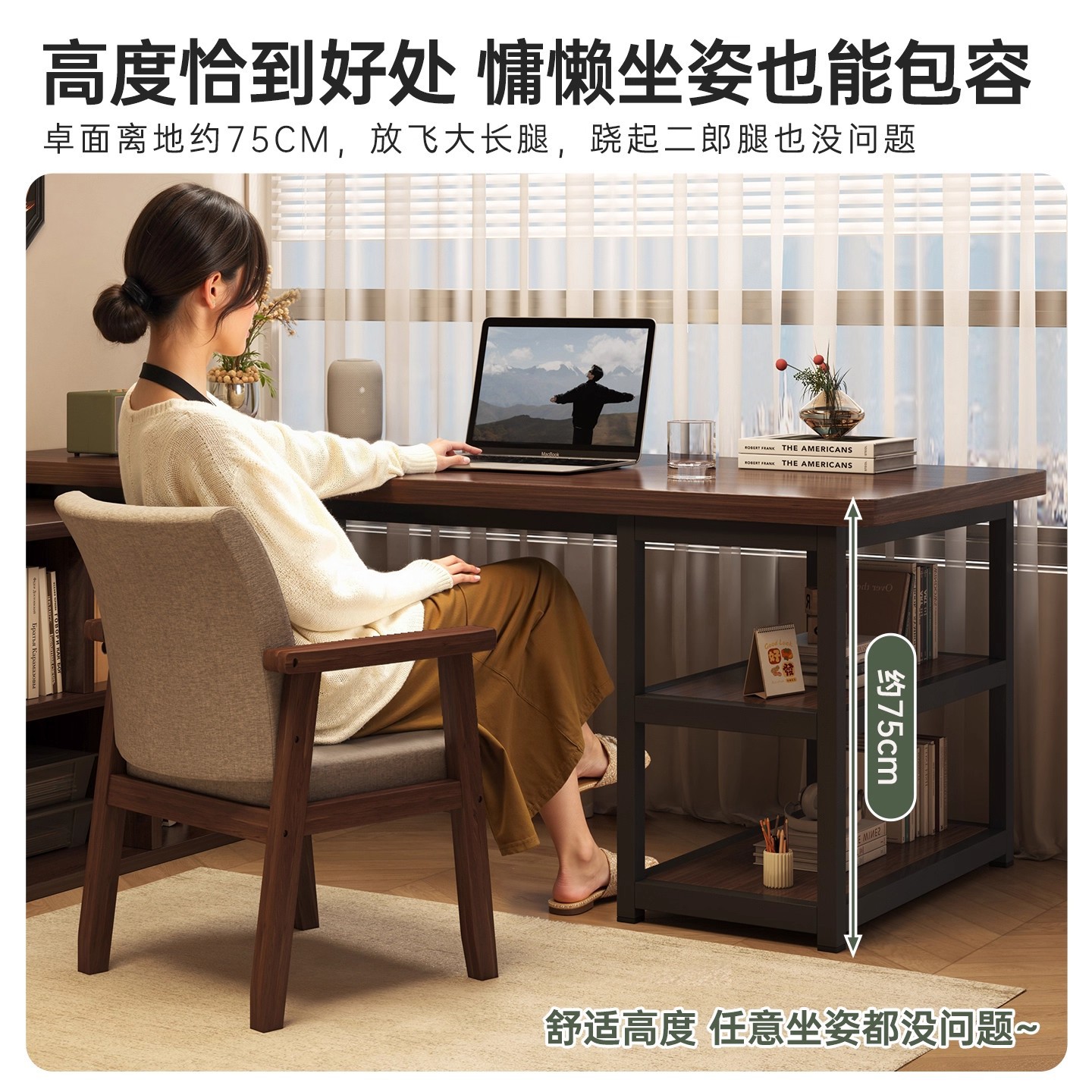 Escritorio y silla del dormitorio estudiantil moderna y simple mesa de estudio doméstica 2025 nuevo gabinete de escritorio de esquina de gabinete de almacenamiento integrado